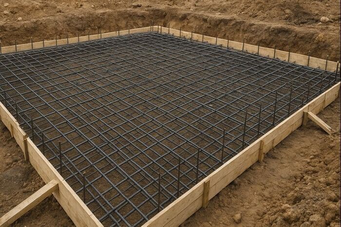 Армирование ростверка фундамента